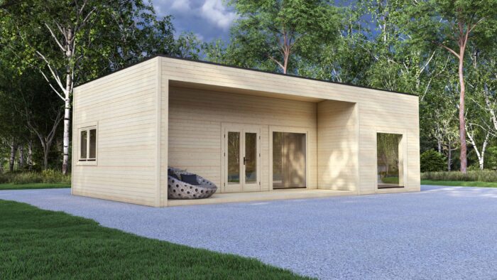 Contemporary 1 Bedroom Log Home Ullswater