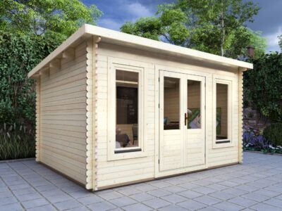 Log Cabin Glastonbury 4.2×3.2m, 34mm2