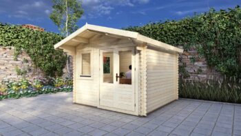 Log Cabin Ringwood 3x3m, 28mm1