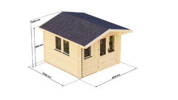 Log Cabin Ringwood 3x3m, 28mm7