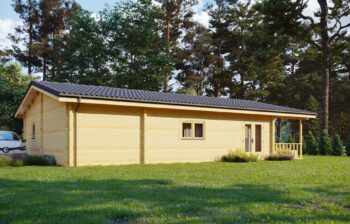 Glulam Log House Begue Eurodita