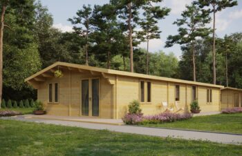 Mobile Log Home 1 Bed 14x6m