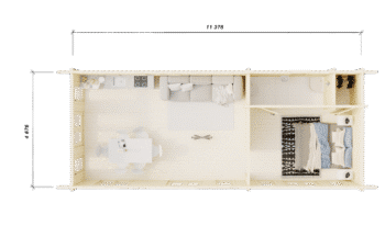 Mobile Home Wills 1Bedroom plan