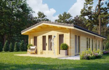 Mobile Log Home 1 Bed 11×4.3m
