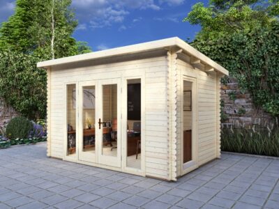 Log Cabin Aylesbury 3.8×2.6m, 28mm1