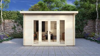 Log Cabin Aylesbury 3.8×2.6m, 28mm3