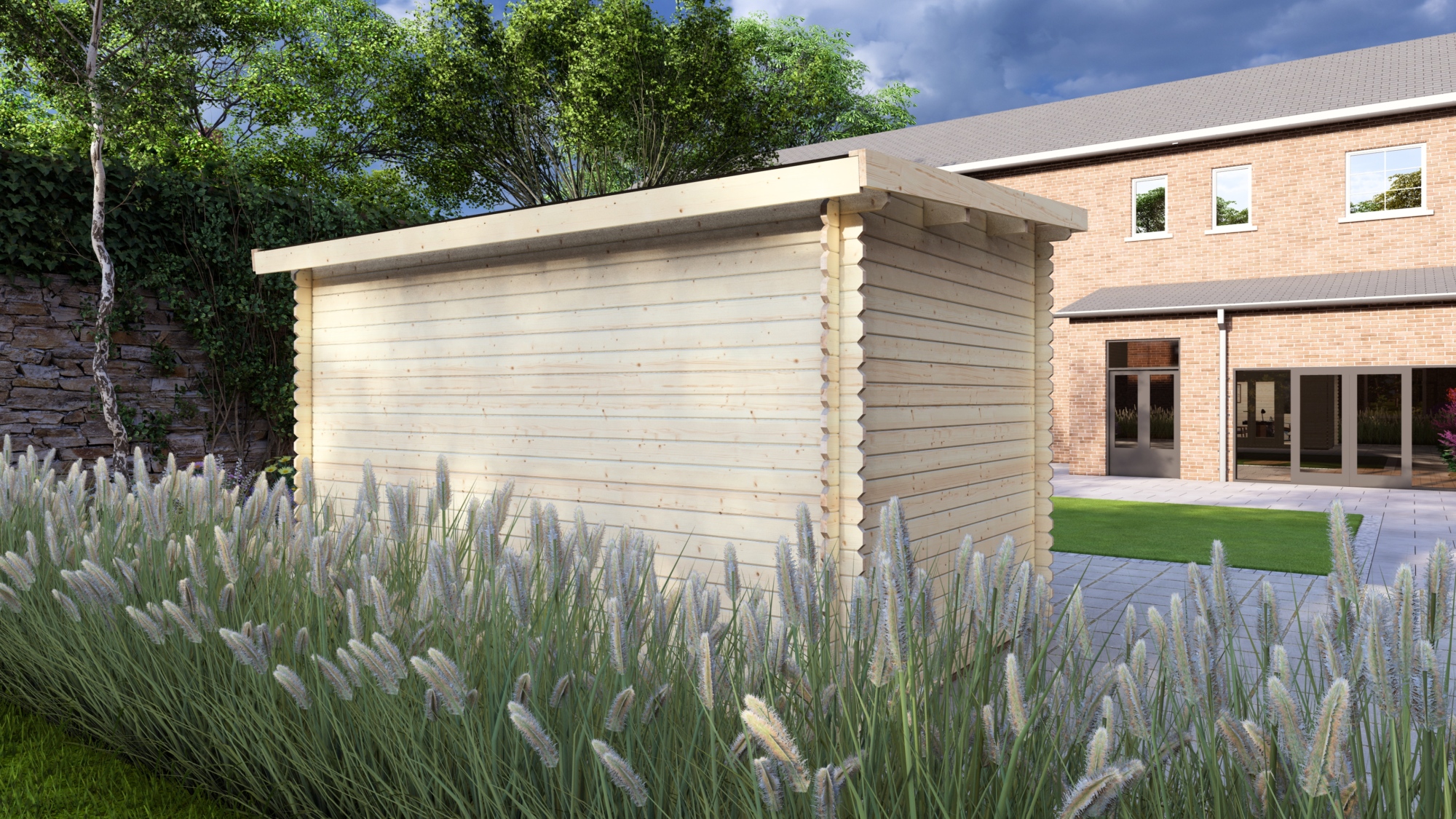 Log Cabin Aylesbury 3.8×2.6m, 28mm4 Large scale image