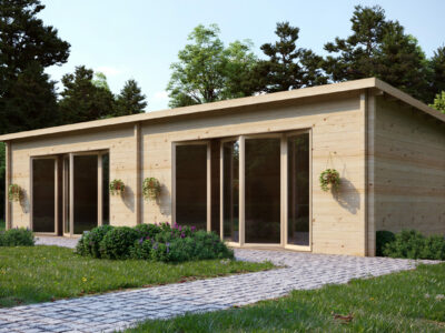 Glulam Log Cabin Australis 106x38m 70mm