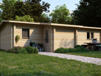 Glulam Log Cabin Frontier 105x62m 135mm