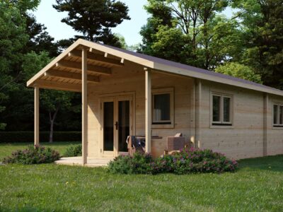 Cabane en bois lamellé-collé Summertime 74x39m88mm