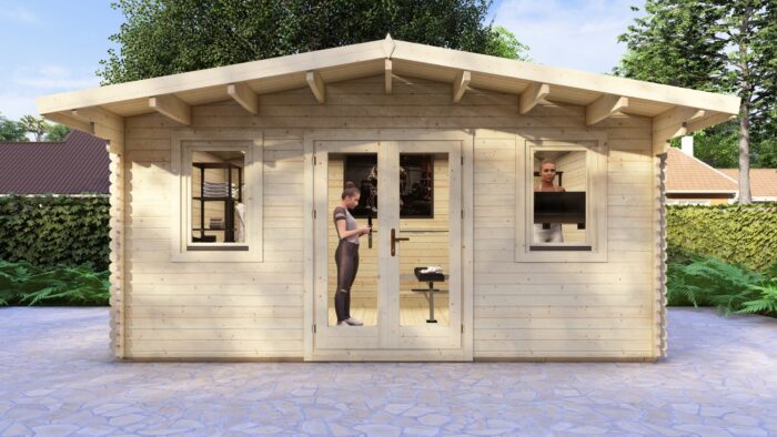 Log Cabin Newbury 5×3.8m, 34mm
