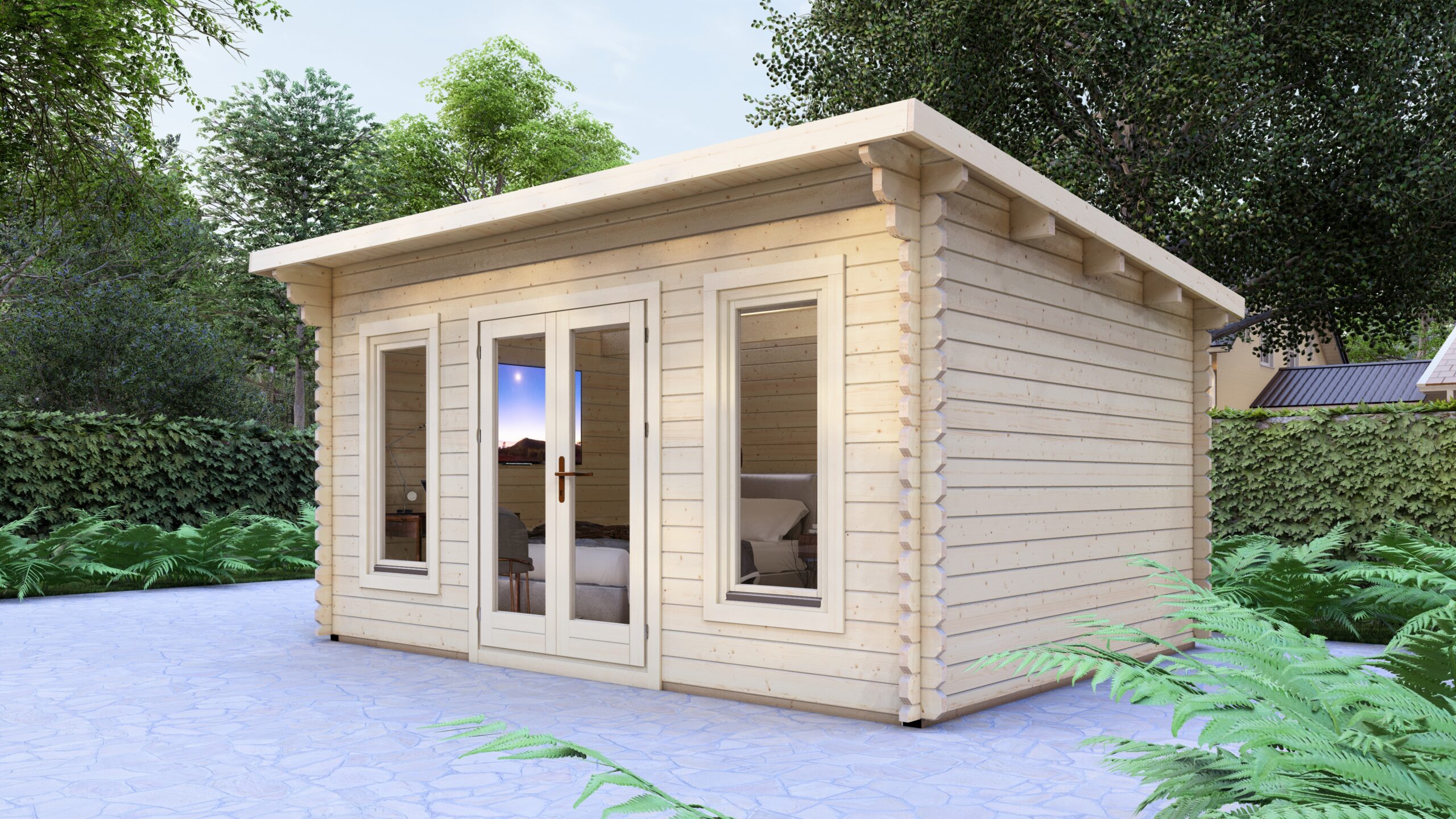 Les avantages des bâtiments de stockage en bois Image à grande échelle