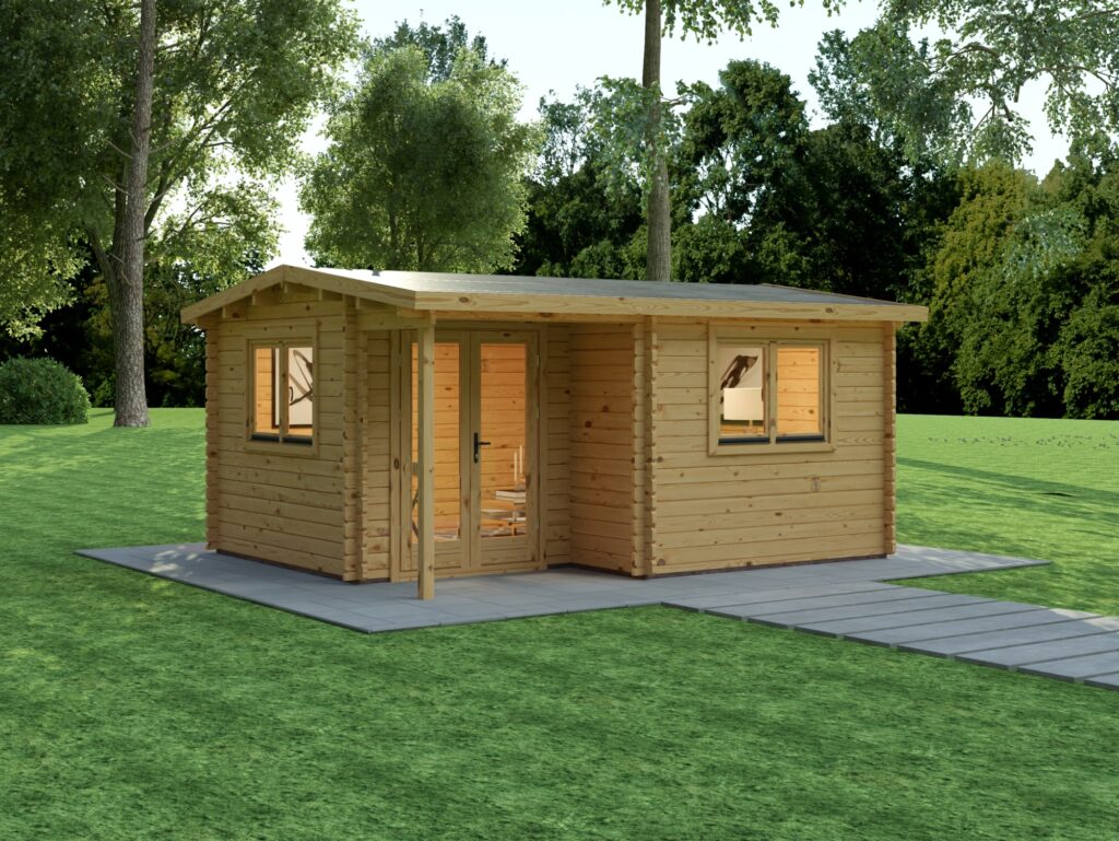 Log Cabin Theodore 5.0×4.0m, 44mm Main Image