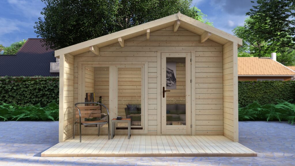 Log Cabin Thomas 4.x4.8m, 44mm Main Image