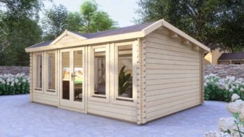 Clock House Log cabin 5.5×4