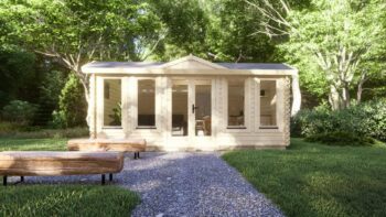 Clock House Log cabin 5.5x4m, 44mm view