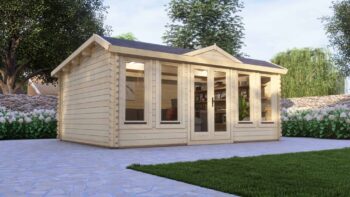 Clock House Log cabin 5.5x4m