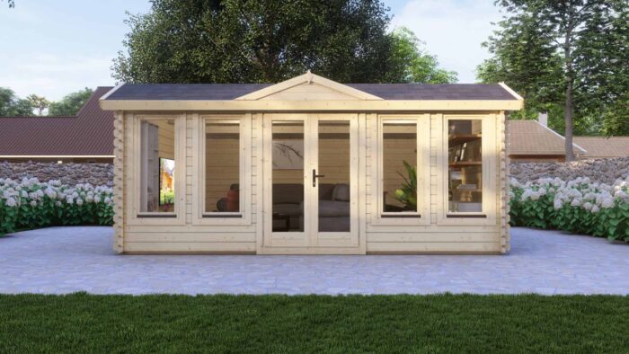 Log Cabin Weymouth 5.5X4M, 44Mm