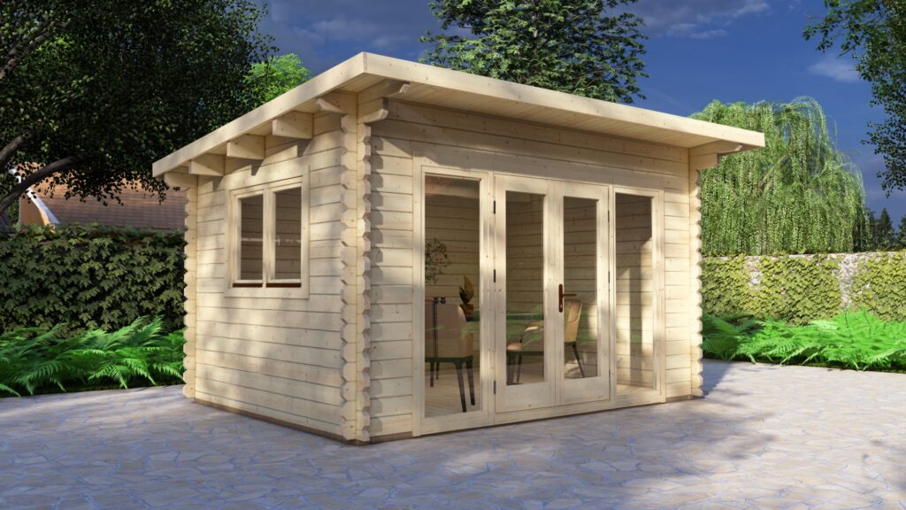 Log Cabin Adam 4x3m, 44mm Main Image