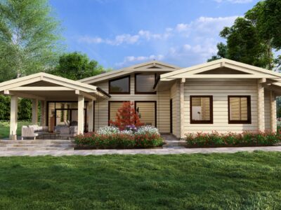 Eurodita Glulam Log house Lumberlux