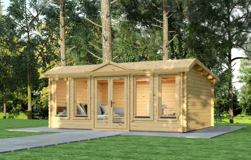44mm Log Cabin Timber