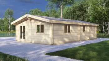 Mobile Log Cabin 2-Bedroom – Emma – V