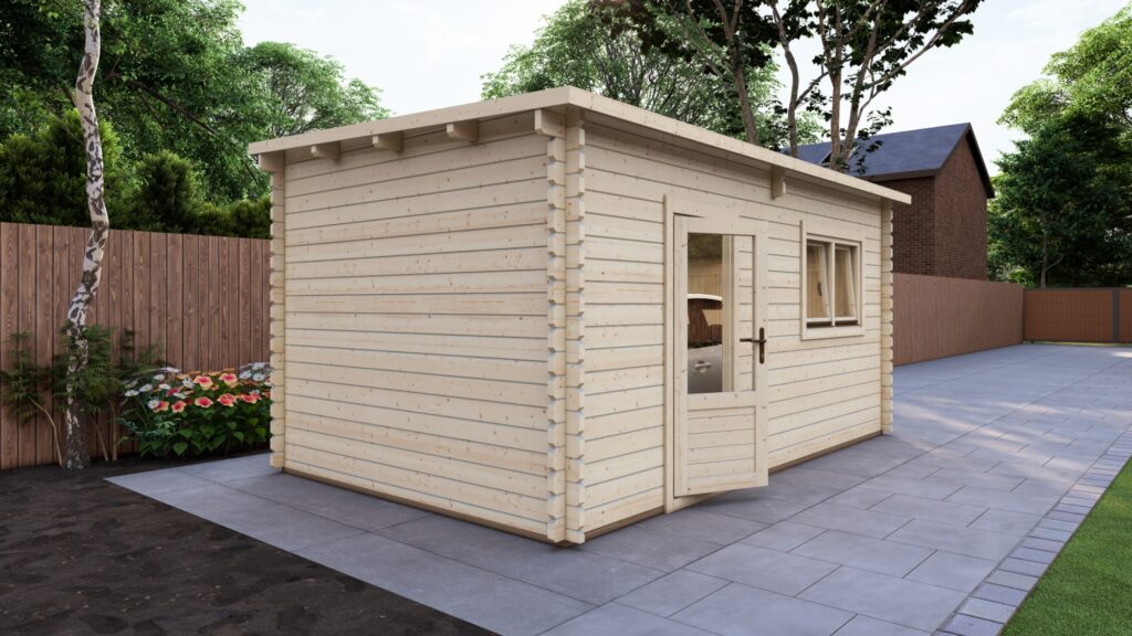 Log Garage 3.2x5.2m, P