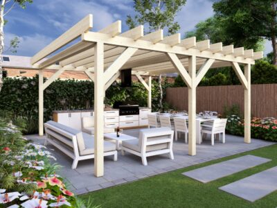 Pergola ogrodowa 6×6 Eurodita