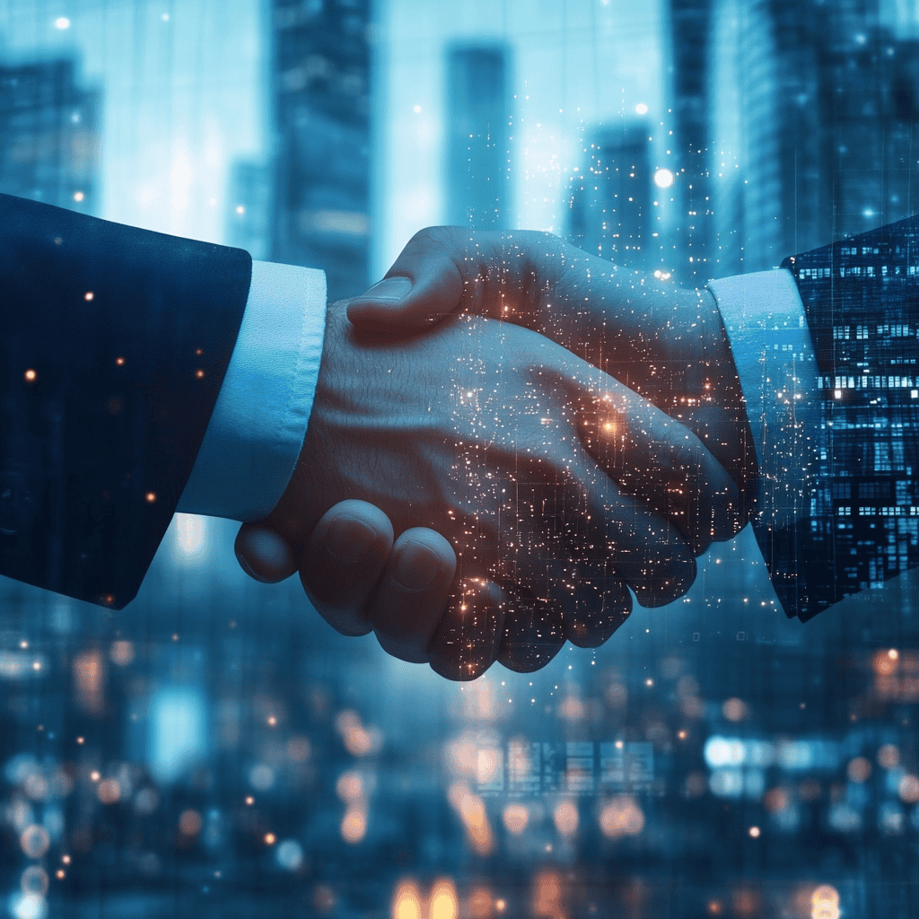 A Handshake Between Two People