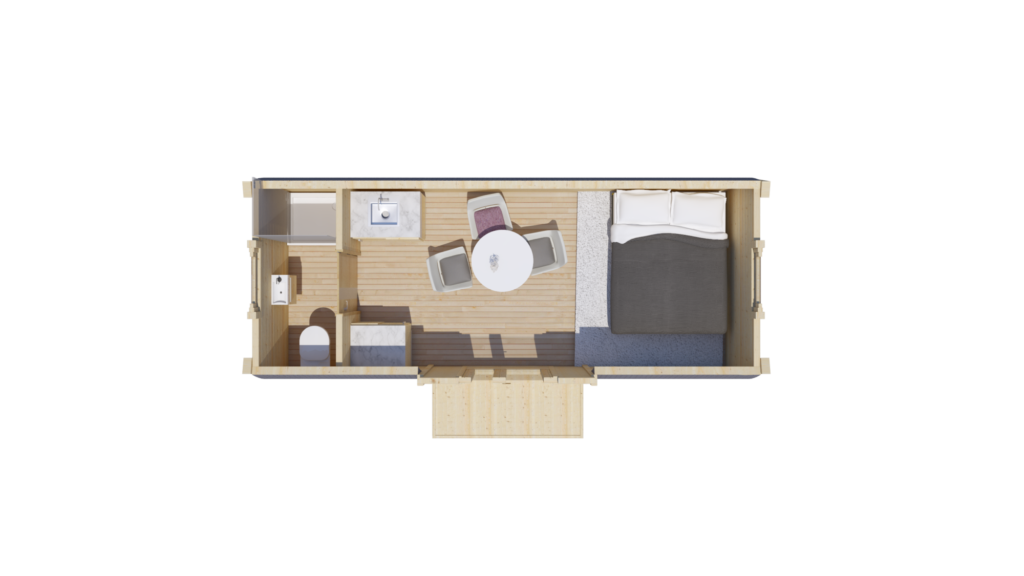a floor plan of a small house