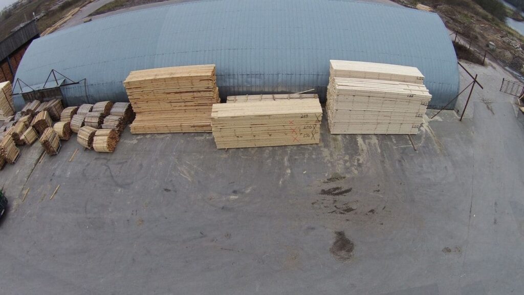 small pieces after manufacturing