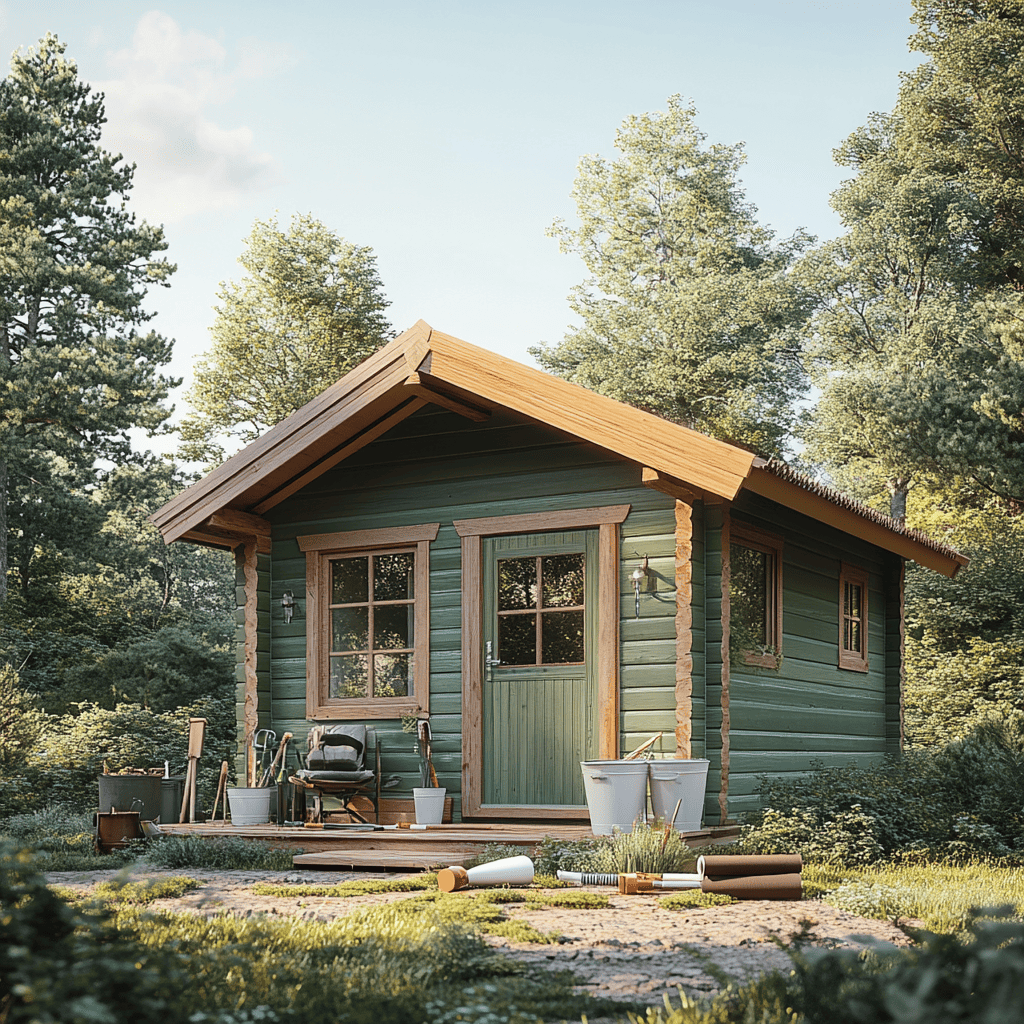 Painting And Staining Tips For Exterior Of Eurodita Cabins