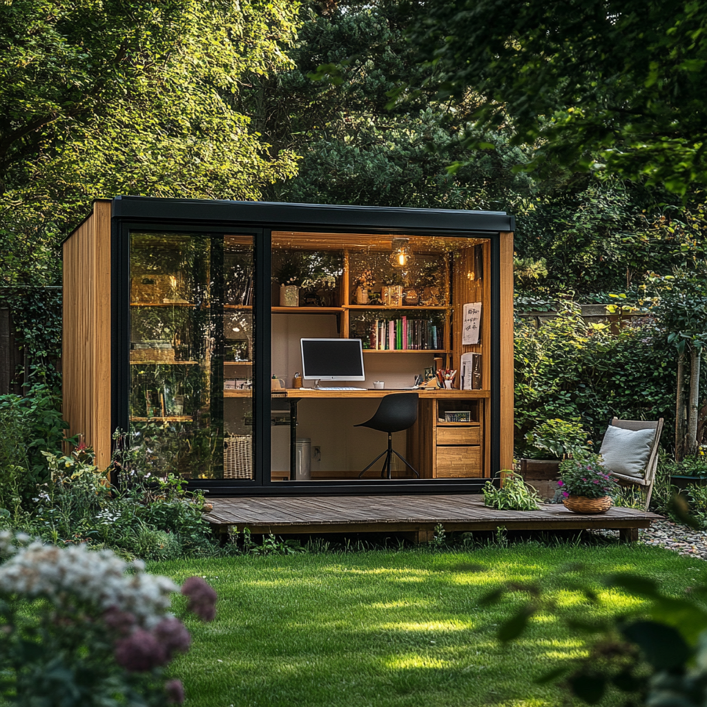 Creating a Productive Home Office Environment in Your Garden Room Eurodita: Quality Log Cabins and Wooden Structures