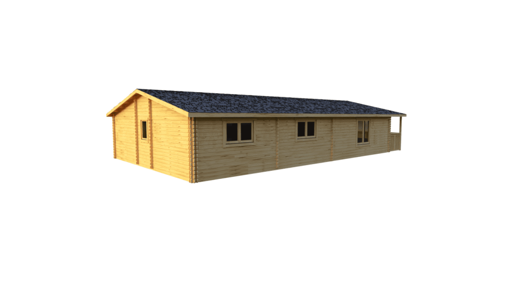 Eurodita Twin Skin four bed log cabin 13x8m_5