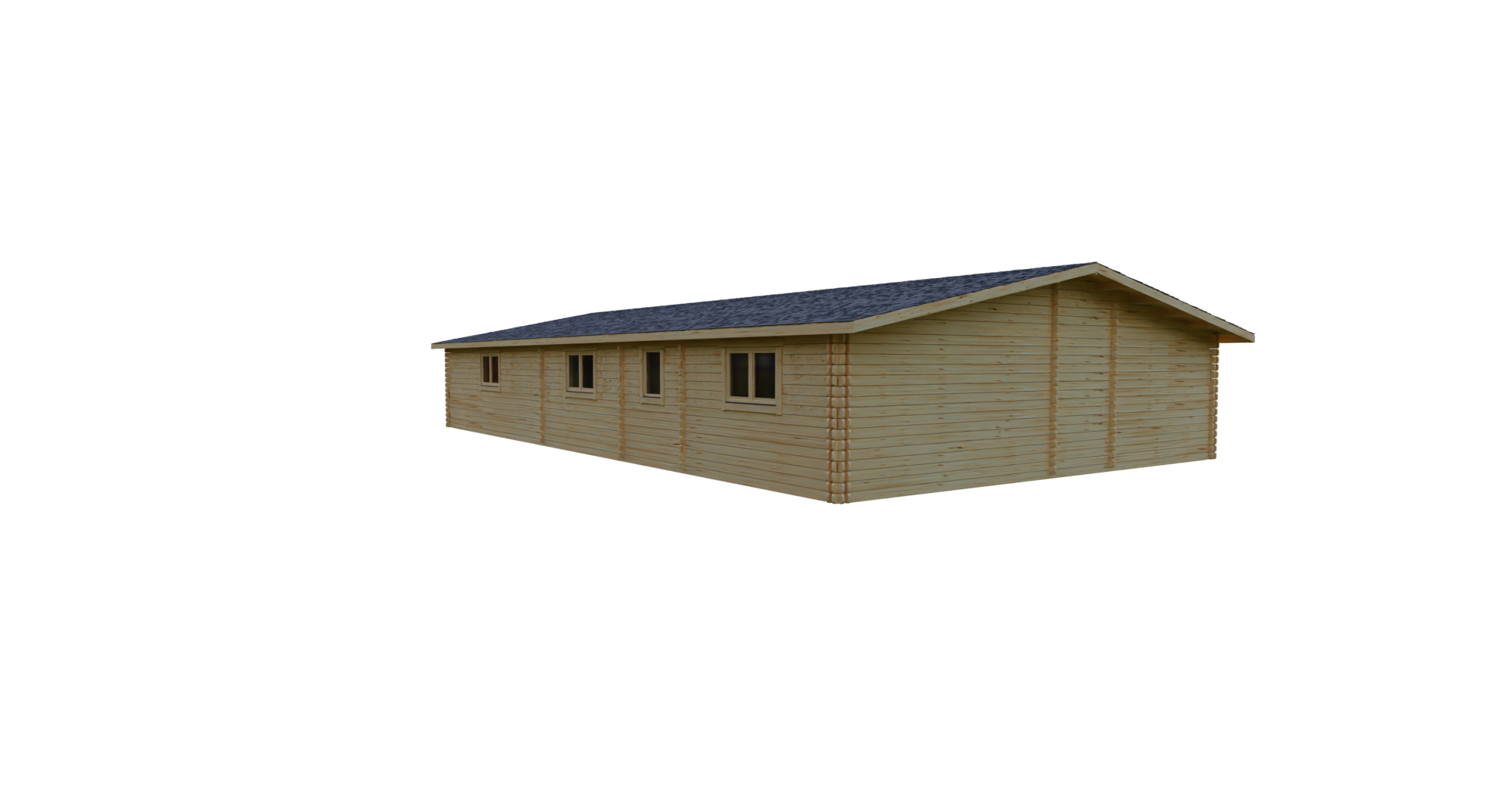 Eurodita Twin skin 4 bed log cabin 16×8.8m_5 Large scale image
