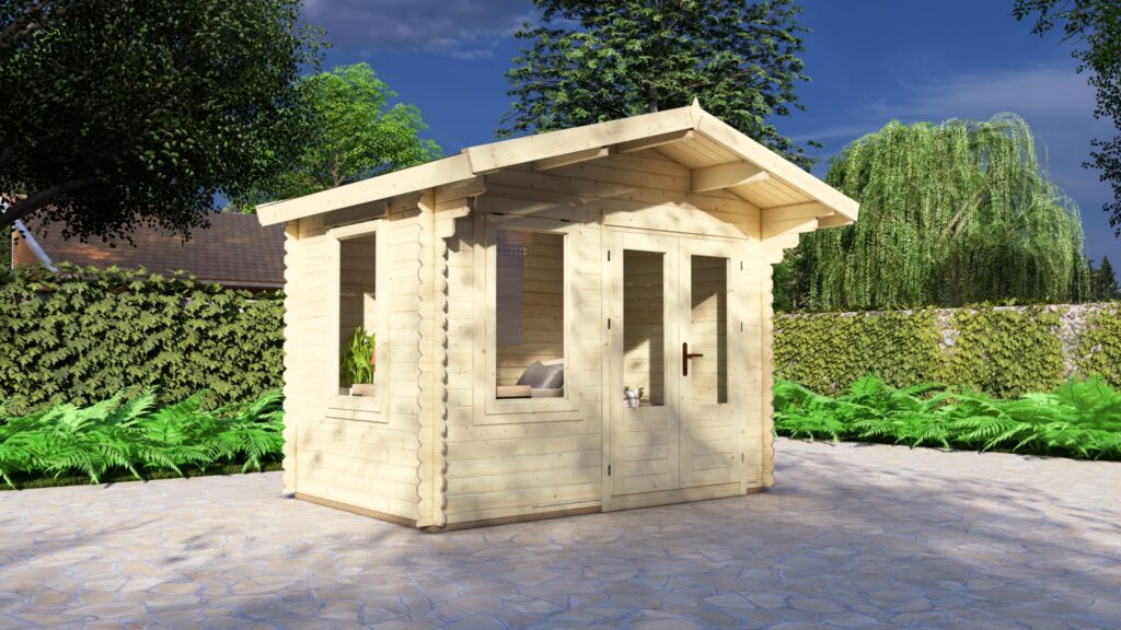 Log shed Arad 3.0×2.0m, 19mm Main Image