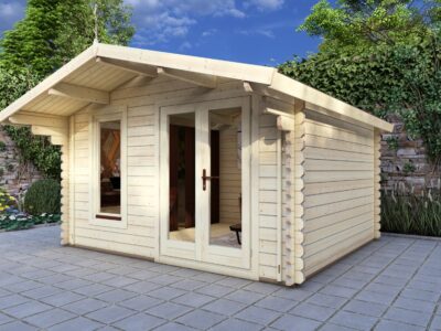 Log Cabin Atlanta 3.8×3.2m, 44mm1