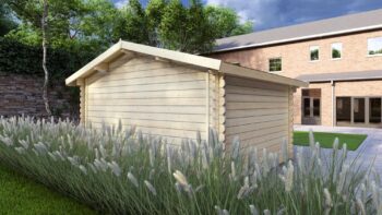 Log Cabin Atlanta 3.8×3.2m, 44mm4