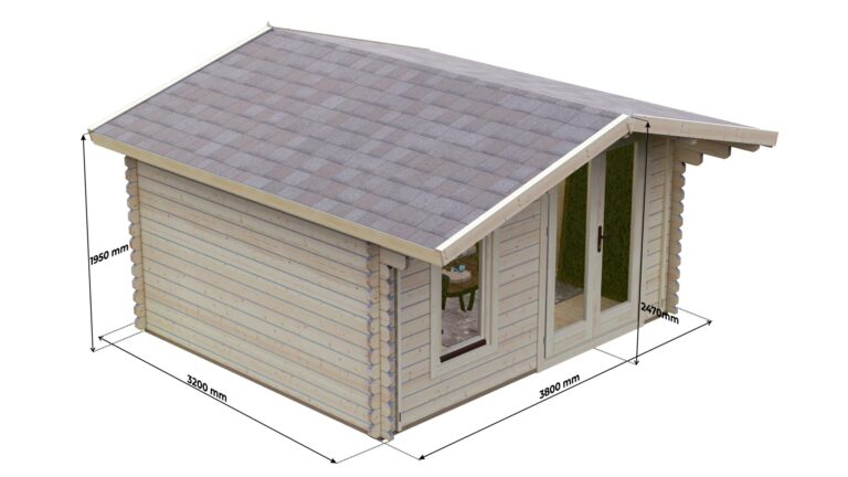 Log Cabin Atlanta 3.8×3.2m, 44mm7 carousel small image