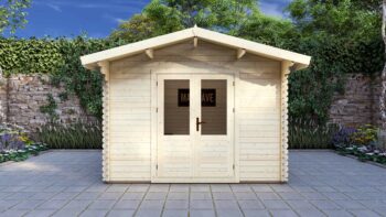 Log Cabin Grendale 3.2×2.6m, 28mm – 4