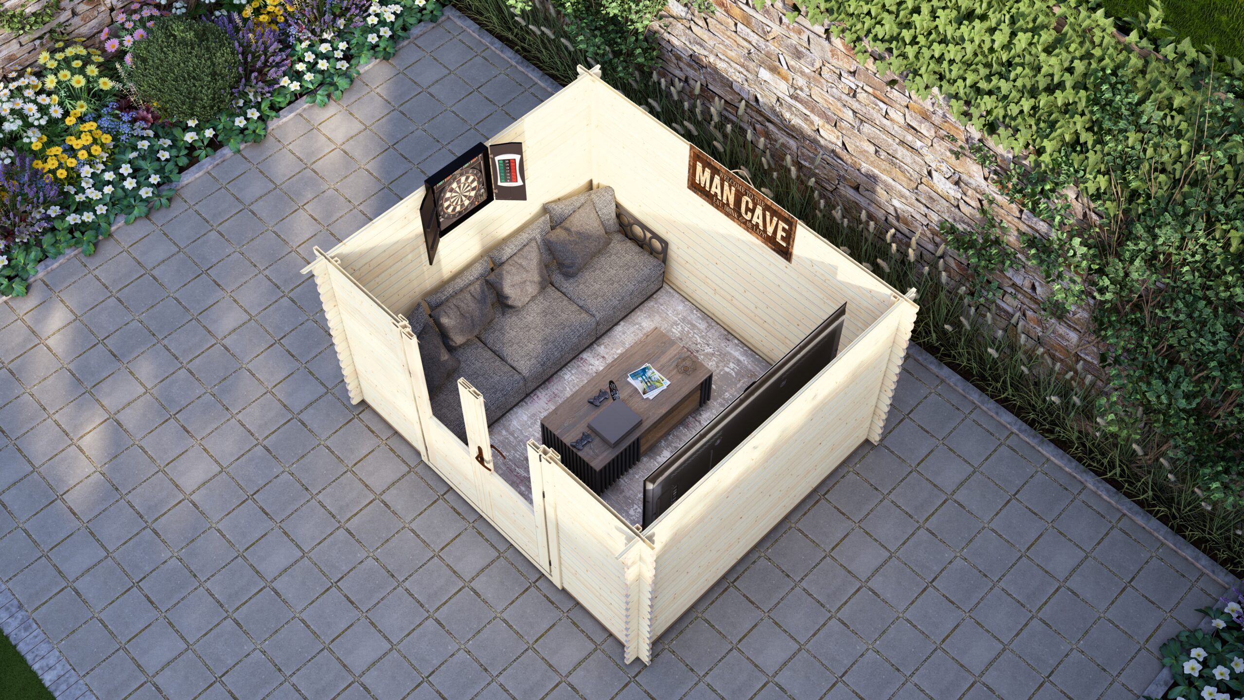 Log Cabin Grendale 3.2×2.6m, 28mm – 7 Large scale image