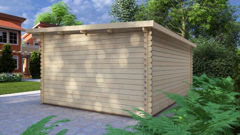 Modern Log Cabin 5×4m – Aluminium Sliding Door – 4 carousel small image