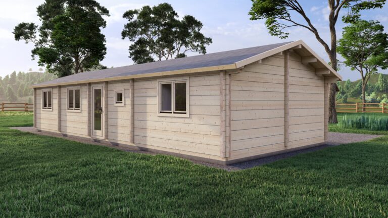 Mobile Log Home 3 Bed 14×6.0m – 3