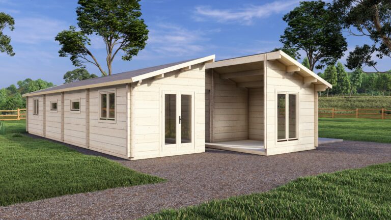 Mobile Log Home 3 Bed 14×6.0m – 6