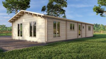 Mobile Log Home 3 Bed 14×6.8m – 2