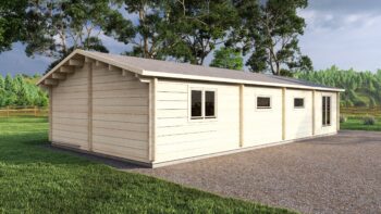 Mobile Log Home 3 Bed 14×6.8m – 4