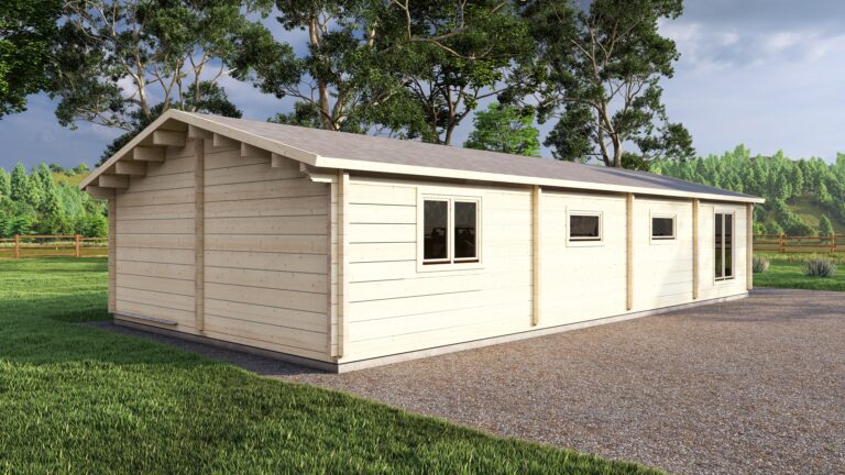 Mobile Log Home 3 Bed 14×6.8m – 4