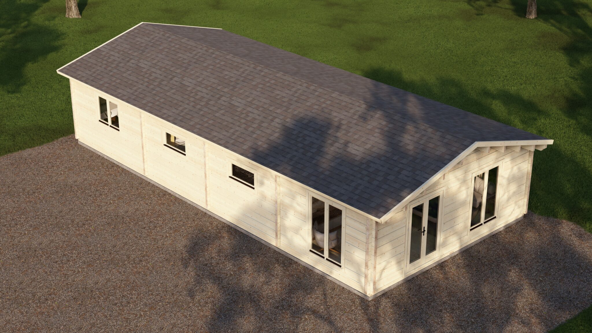 Mobile Log Home 3 Bed 14×6.8m – 8