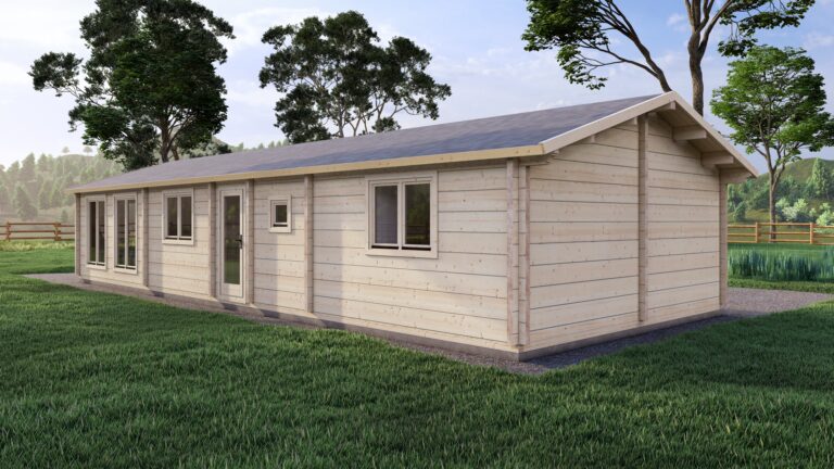 Mobile Log Home 3 Bed 15x6m – 3