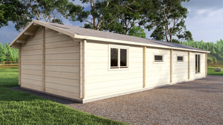 Mobile Log Home 3 Bed 15x6m – 4